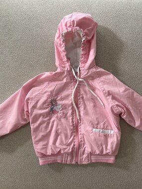 Vintage Beatrix Potter Mrs Rabbit Quiltex Pink Windbreaker Jacket Size 3T